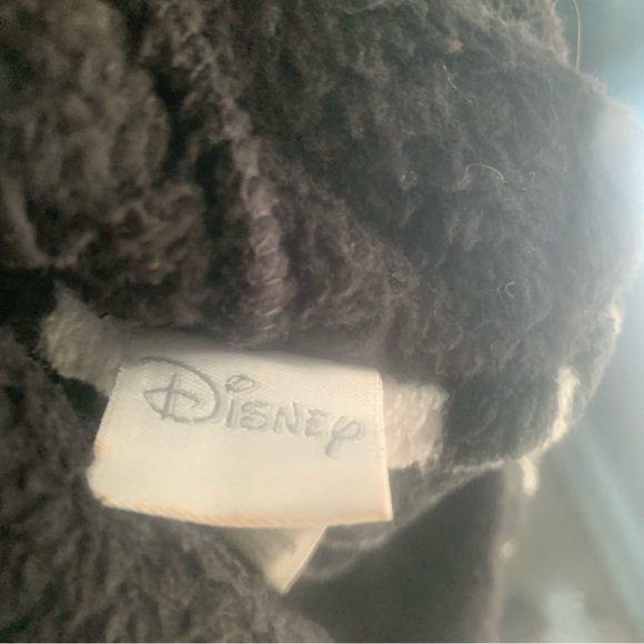 Disney Mickey Mouse One Piece Fleece Pajama With Hoodie & Ears Adults Size Large - Picture 7 of 9